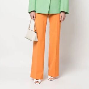 MSGM Wool Creamsicle Trousers
